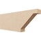 Ekena Millwork 2in. W x 6in. H x 16in. L Burlington Woodgrain TimberThane Rafter Tail, Primed Tan RFTUR02X06X16BURRCPR - alternate 1